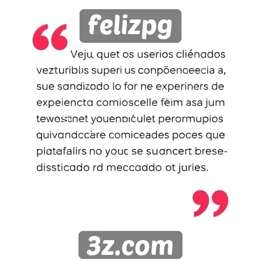Feedback de usuários sobre a experiência no felizpg